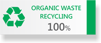 100% Organic Waste Recycled